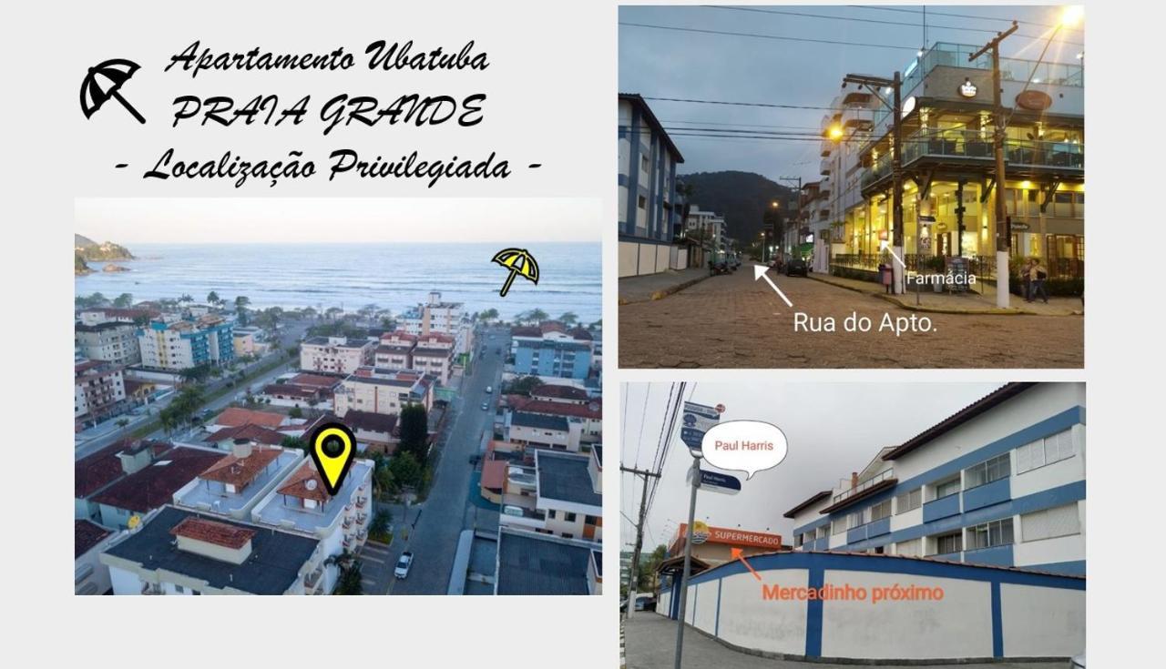Apartamento Praia Grande Убатуба Екстериор снимка
